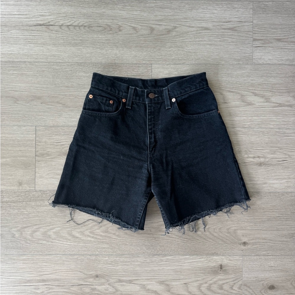 Vintage Levi’s Denim Shorts Black
